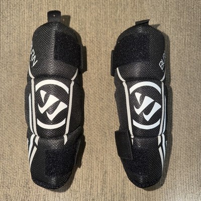 Warrior Burn NEXT Elbow Pads Lacrosse Black Youth Large Adjustable Straps NEW