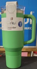 Cirkul 40 OZ Green Eucalyptus Stainless Steel All-Day StrawSip Tumbler NEW