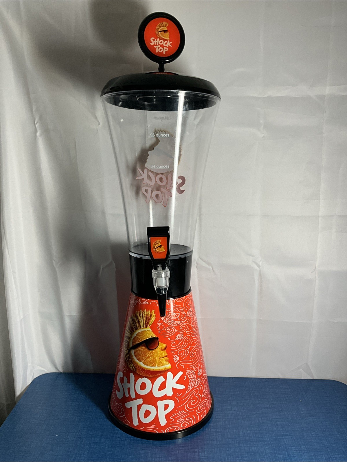 Shock Top Beer Super Tube-Conic Super Tube-Beer Dispenser-128 oz.