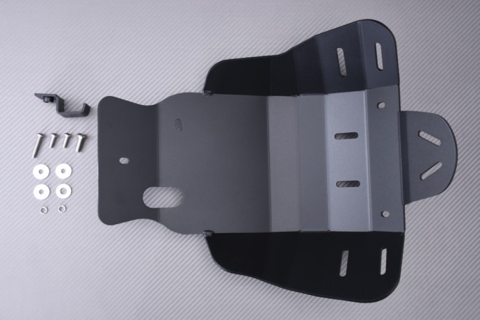 Plaque moteur aluminium 1300 gr pour WR 250 F évite la casse carter