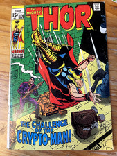 The Mighty Thor #174 Vintage Silver Age Marvel Comic 1970 - Raw Ungraded