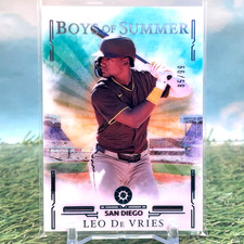 2025 Panini Boys Of Summer Leo De Vries Blue /99 Athletics/Padres KM25