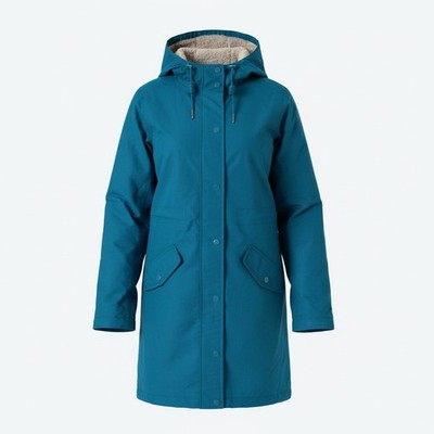 Ex Seasalt Plant Hunter Waterproof Coat in Turquoise RRP £150