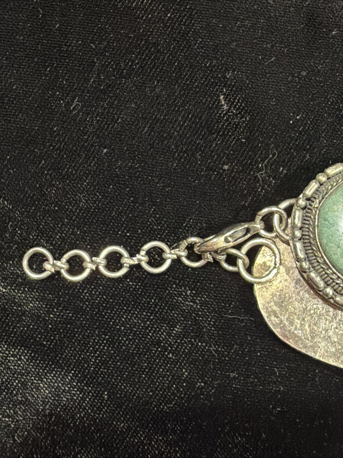 Vintage Multi-Stone Statement Bezeled Silver-tone… - image 18