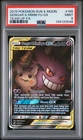 New Listing2019 POKEMON SUN & MOON TEAM UP #165 FULL ART/GENGAR & MIMIKYU GX PSA 9