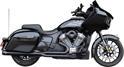 #ad Samp;S CYCLE Indian PowerPlus 2 into 1 Guardian Black Qualifier Exhaust System $1894.72