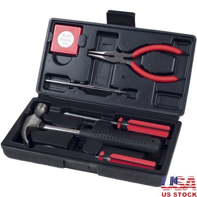 6 Piece Home Tool Kit Compact Toolkit Repairs & Emergencies House Essentials New