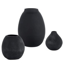 Hearth - Vase (Set of 3)-12 Inches Tall and 9 Inches Wide - Decor - Vases -
