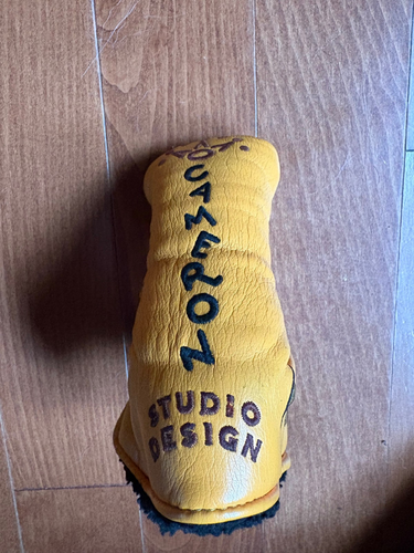 Rare couvre-chef de putter à lame jaune Scotty Cameron Studio Design