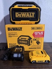 DEWALT DCR010D1 Jobsite Bluetooth Speaker Kit 2 Ah Battery Corded/Cordless