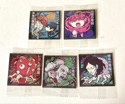 #ad #ad Chainsaw Man Seal Set of 5 Wafer Collectible Bad Devil Reze Tanjiro Anime $37.30