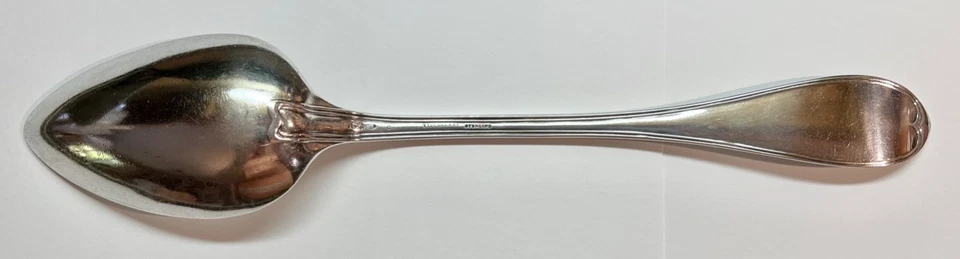 Tiffany & Co. plata esterlina 12 1/4" cuchara de relleno, patrón raro con armadura Foto 2 de 4