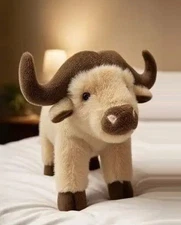 Water Buffalo Cattle 10 inch Stuffed Animal Plush Toys Toddler Doll Kids Gifts