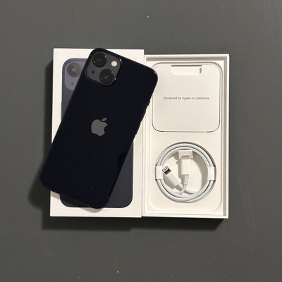 Apple iPhone 13 - 128GB - Midnight Black (Unlocked) 100%   OPEN BOX