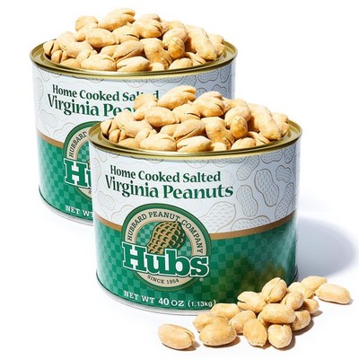 Hubs Peanuts Premium Salted Virginia Nuts, NonGMO, Gluten Free Healthy Snacks...