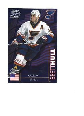Brett HULL  1997-98 Kraft Pinnacle	22 (Oversized 4 x 6)