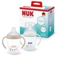 Lernflasche Nuk Perfect Match Night 150 Ml Blau 6+ Monate Auslaufsicher 2 StüCk