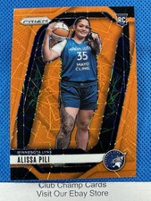 2024 #150 Alissa Pili Panini Prizm WNBA Orange Velocity Prizm Lynx RC
