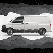 VW Transporter T4 T5 T6 Seitenaufkleber - Top...