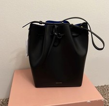 NWT Iconic Mansur Gavriel Large Black Leather...