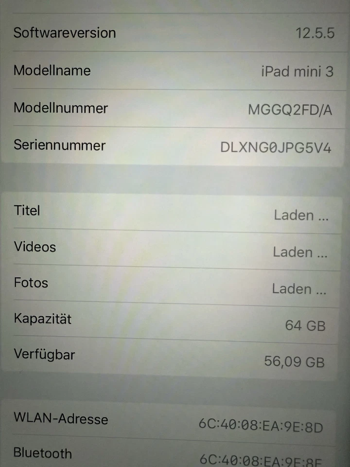 Apple iPad Mini 3. Generation 64GB, Silber Perfekter Zustand - Bild 2 von 4