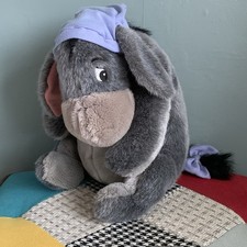 Vintage DISNEY Eeyore Plush / Cuddly Toy Pin The Tail On The Donkey - Large 12” 