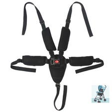 Universal 5 Point Harness Baby Seat Belt with 5 Pad, Adjustable Harness Baby ...