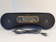 SONY ZS-SN10 Portable Boombox CD MP3 AM/FM Stereo Radio Mega Bass Tested