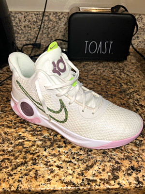 Nike KD Trey 5 IX Men s Low Basketball Sneakers White/Pink/Green Sz11M