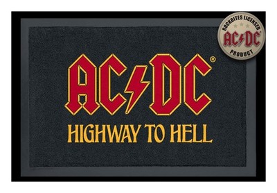 Rockbites - Fußmatte Türmatte ''AC/DC - Highway To Hell'' Schwarz Nr. 24 (100817)*