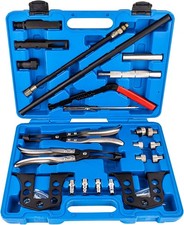Valve Spring Compressor and Valve Guide Removal Tool Set - Universal OHV/OHC ...