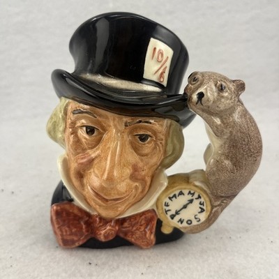 Vintage Royal Doulton D6598 Mad Hatter Max Henk Toby Character Jug Mug Medium 4 