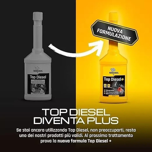 BARDAHL TOP DIESEL + PLUS 1 LITRO ADDITIVO PULIZIA INIETTORI GASOLIO MOTORE AUTO - Foto 5 di 24