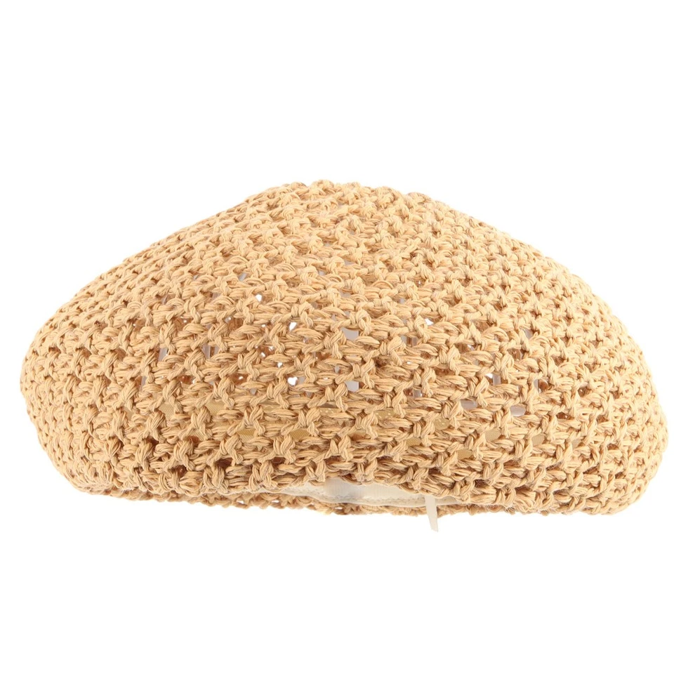 Béret De Paille Français Chapeau Dames Bérets Chapeaux Pour Femmes - Photo 4/4