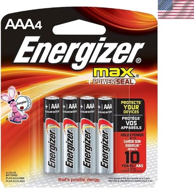 8 Count Max AAA Alkaline Batteries (4 ea Pack of 2) - Perfect for Cameras