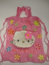 Hello Kitty Vintage Tragbare Öko Tasche / Rucksack mit Kordelzug