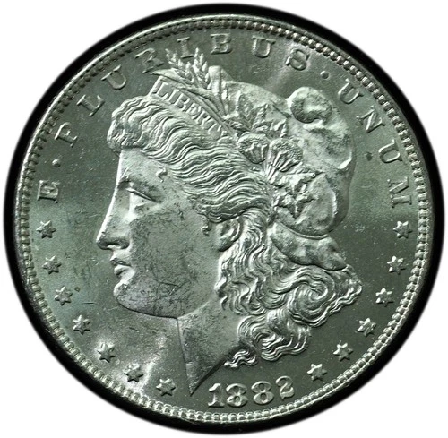 1882 Morgan Dollar Choice BU Prooflike