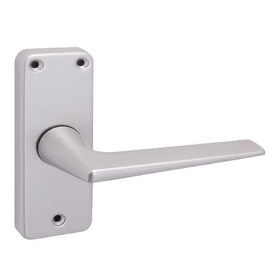 Union 644 türkis Platte montiert Hebel Möbel - eloxiert silber kurzer Hebel Riegel