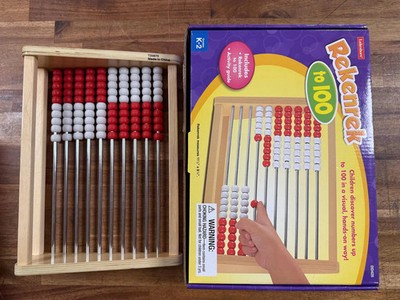 Lakeshore Rekenrek to 100 Wooden Abacus DD425 (VG)