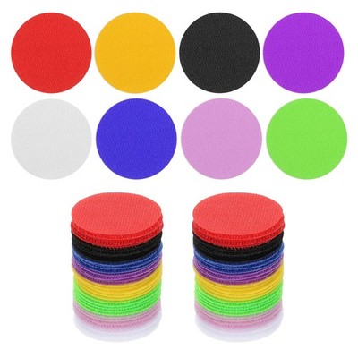 64pcs classroom mats, 2 inch floor markers, multicolor