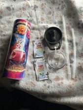 30 Oz Colorful Cow Tumbler With Two Lids & Two Straws