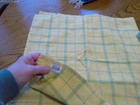 Cloth  Napkins green/ yellow  Cotton Large 18x19 — photo 3
