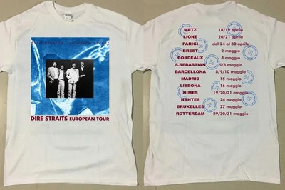 1992 Dire Straits On Every Street Tour, Dire Straits European Double Sided T-Shi
