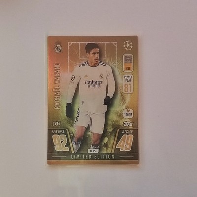 Topps Match Attax UCC 21/22 2021/2022 Raphael Varane Limited Edition LE25
