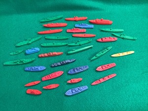 Vintage MPC Multiple Plastics Corp Boats Navy Ships Lot of 33 Toys