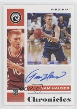 2021 Panini Chronicles Draft Picks Rookie Signatures Sam Hauser #CR-SHA Auto 2u3