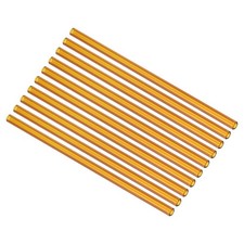 10 Pcs 8 Inch Glass Tubes Borosilicate Glass Blowing Tubes Amber