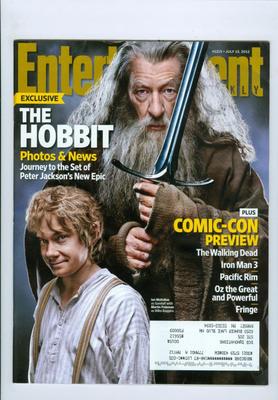2012 Entertainment Weekly: Ian McKellen Gandalf & Martin Freeman Bilbo Baggins