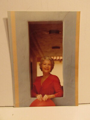 VINTAGE FOUND PHOTOGRAPH COLOR ART OLD PHOTO 1980S UPPER CLASS WHITE WOMAN LADY