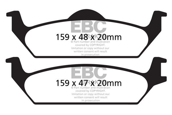 Ebc Brakes UD963 Ultimax BremsbeläGe FüR 03-04 Dakota-image